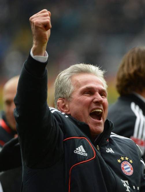 Meister-Trainer Jupp Heynckes. epa