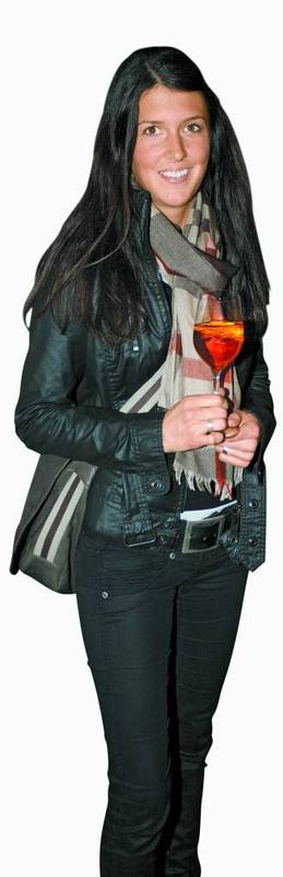 Mit Aperol: Theresia Jenny.