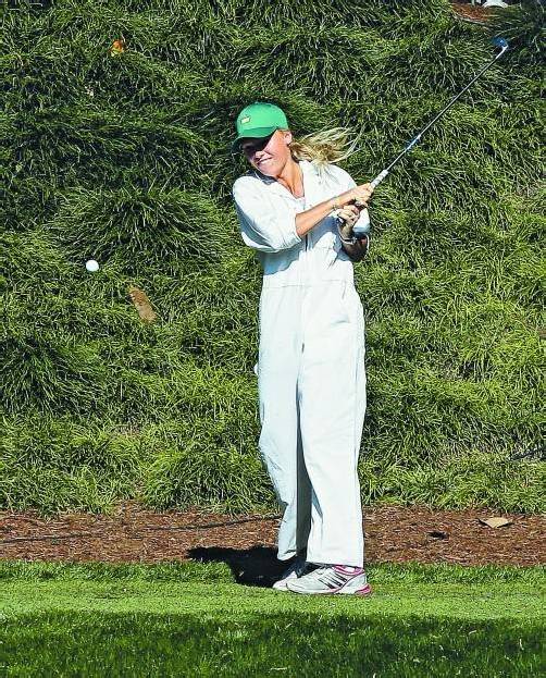 Mit dem Tennisschläger ist Wozniacki besser vertraut. Foto: ap