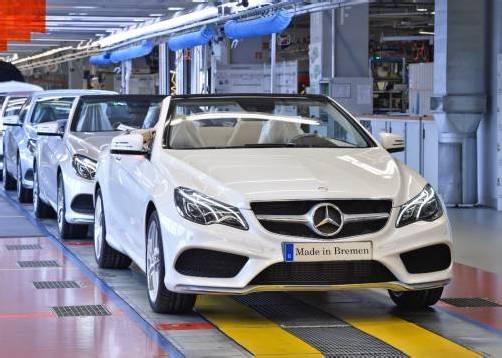 Produktionsstart für Cabrio und Coupé der E-Klasse. Foto: werk