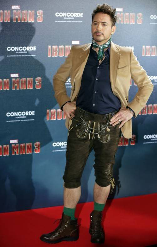 Robert Downey Jr. stellte in München seinen neuen Film vor.