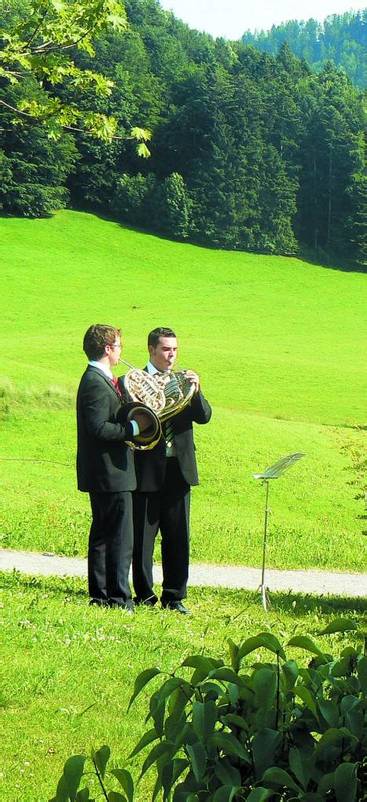Schubertiade: Perfektes Welt-Festival mit live gespieltem Pausen­signal. Foto: Schubertiade