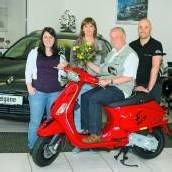 Über 10.000 Vorarlberger wollten Vespa gewinnen