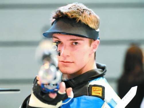 Thomas Mathis zeigte beim Rifle Cup in München auf. Foto: gepa