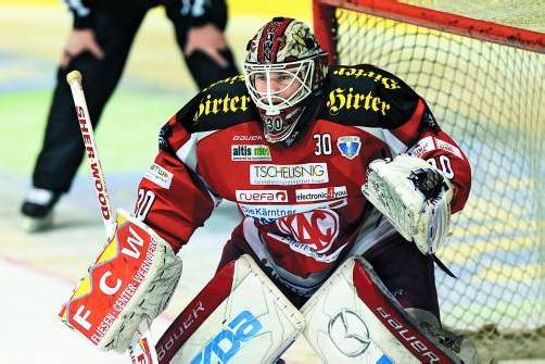 Torhüter Rene Swette gehörte beim 30. Meistertitel zu den großen Stützen im Klagenfurter Meisterteam. Foto: GEPA