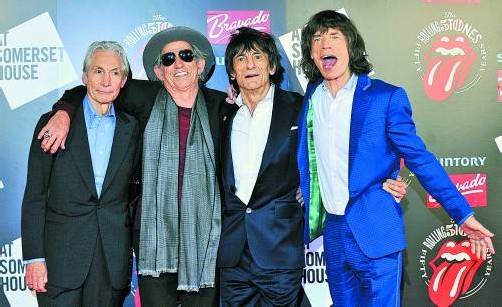 Vorbilder: Altpopper wie die „Rolling Stones“ überstanden die Krise der Musikbranche: Sie haben heute mehr Liveauftritte als früher. Foto: EPA