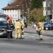 Feuerwehreinsatz nach Kollision auf Kreuzung