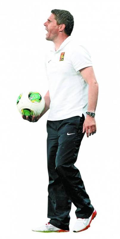 Admira-Coach Didi Kühbauer kämpft um den Klassenerhalt. Foto: gepa