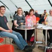 Letztes Treffen im Sprachencafé unter der Kuppel