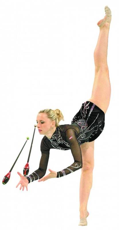 Caroline Weber, Österreichs Grande Dame in der Rhythmischen Gymnastik, beendet bei der Heim-EM vom 31. Mai bis 2. Juni in Wien ihre aktive Karriere. Foto: öft