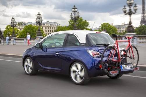 Das Flexfix-Fahrradträger-System ist auch für den Adam erhältlich.