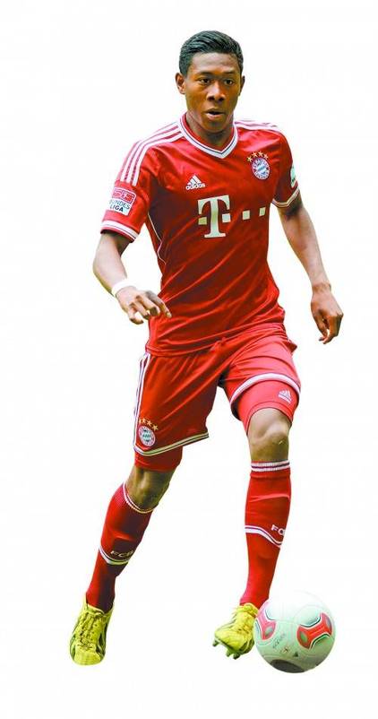 David Alaba ist vor seinem ersten Champions-League-Finale so richtig heiß. Vor dem Spiel gegen Dortmund spricht der ÖFB-Teamspieler von einem Duell auf Augenhöhe. Foto: gepa
