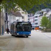 Bus am Kornmarktplatz