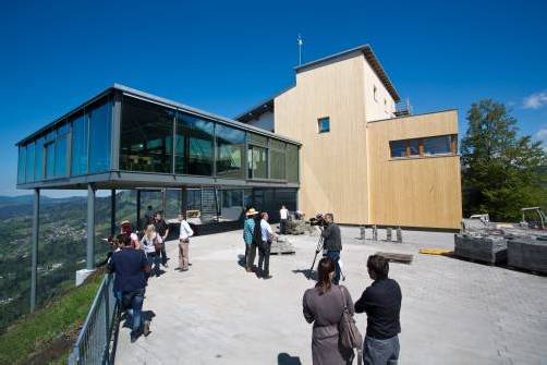 Der Umbau des Karren-Restaurants erfolgte nach den Plänen des Dornbirner Architekturbüros ARSP Rüf Stasi Partner. Foto: VN/STEURER