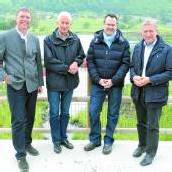 Neuer Rückhalteweiher als Grund für Festakt