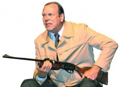 Georg Schramm in der Rolle des schwäbischen Rentners August. Foto: Thüringer