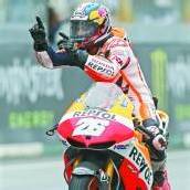 Pedrosa fuhr an die Spitze