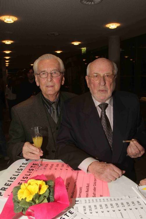 Pamminger mit Ex-VFV-Präsident Dr. Hugo Häusle. Foto: Hofmeister