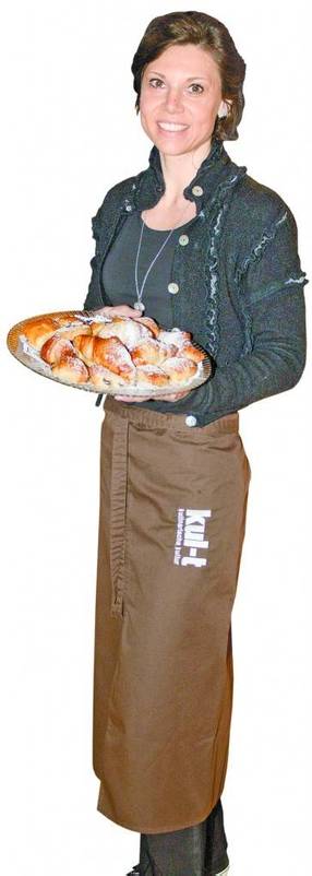 Servierte Frühstücksgebäck: Daniela Simma.