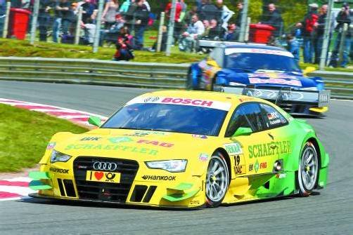 Sieg in Brands Hatch und Führung in der DTM: Audi-Pilot Mike Rockenfeller. Foto: gepa