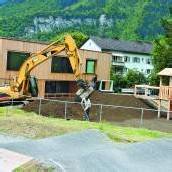 Spielplatz des Kindergartens nimmt Form an