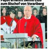 Benno wird Bischof von Feldkirch