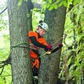 Arbeitsplatz im steilen Gelände
