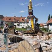 Abbruch schafft Platz für neue Wohnanlage