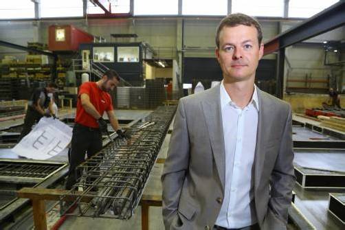 Baumeister Martin Dobler leitet seit drei Jahren die Geschicke von Nägelebau in Röthis. Im Unternehmen ist er seit 1996. Foto: vn/hofmeister