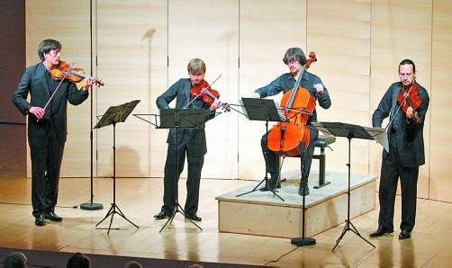 Das Quartett „Apollon Musagète“ überraschte. Foto: Schubertiade
