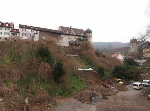 Das Deuringschlössle in Bregenz im Fokus des Interesses.  