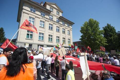 Die Demonstration in Bregenz verlief friedlich. Foto: D. Stiplovsek