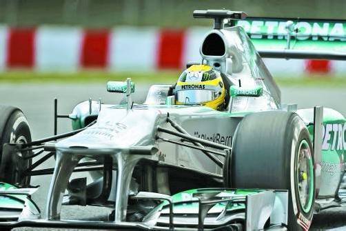 Die Konkurenz glaubt an einen Reifen-Vorteil für Nico Rosberg und das Mercedes-Team. Foto: gepa