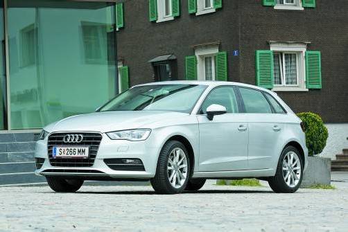 Eine klare Formensprache, coupéartiges Karosseriedesign. Der A3 Sportback signalisiert Sportlichkeit und Dynamik. Fotos: vn/steurer