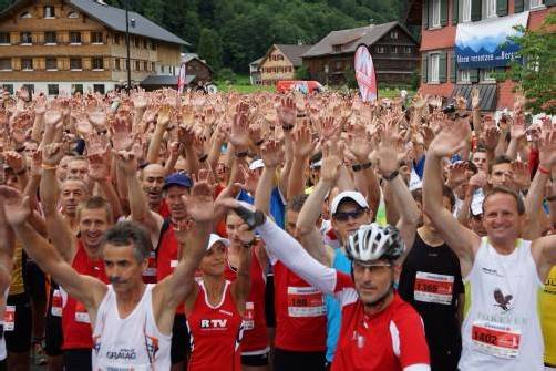 Es werden Jahr für Jahr mehr: Über 1700 Teilnehmer sind heute „vo Mello bis ge Schoppornou“ im Renneinsatz. Foto: L. Berchtold