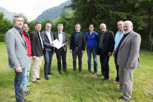 Europaschutzgebiete im Mittelpunkt einer Vereinbarung: Vertragsunterzeichnung im Montafon. Foto: Mez