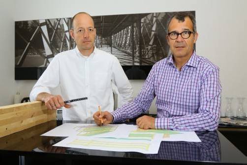 Gordian Kley und Konrad Merz leiten gemeinsam ein gefragtes Statikbüro. Foto: vn/hofmeister