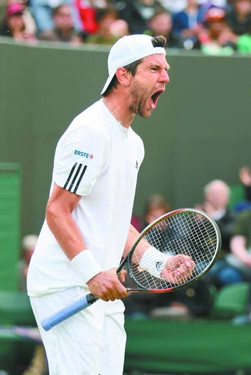 Jürgen Melzer triumphierte über Federer-Bezwinger Sergej Stachowski, jetzt winkt in Wimbledon sogar das Viertelfinale. Foto: gepa