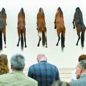 Cattelans Pferde bei Beyeler