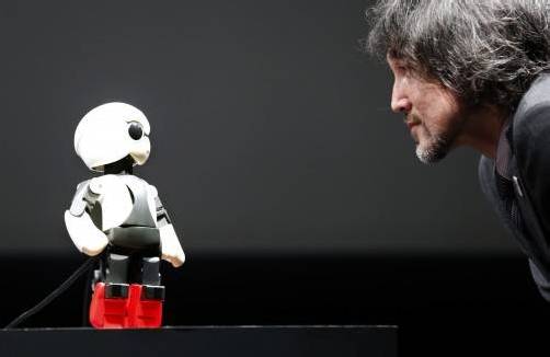 Kirobo soll dem japanischen Astronauten Koichi Wakata auf der ISS Gesellschaft leisten. Foto: ap