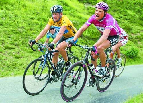 Lance Armstrong (l.) und Jan Ullrich mussten beide nachträglich ihre Dopingsünden gestehen. Foto: ap