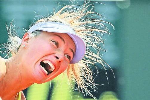 Maria Scharapowa wird sich im Paris-Finale gegen Serena Williams ins Zeug legen müssen. Foto: ap