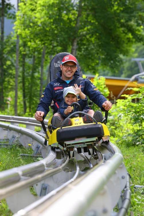 Am Bewegungsberg Golm kommen Groß und Klein auf ihre Kosten. Foto: VN/Hofmeister