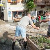 Mure zieht in Hallstatt Spur der Verwüstung