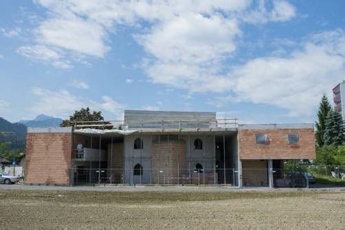 Nimmt bereits konkrete Formen an: das neue Kulturzentrum der Bosniakisch-Muslimischen Gemeinschaft in Rankweil. Foto: Stiplovsek
