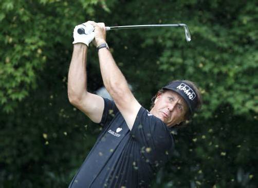 Phil Mickelson, der erste Leader bei den US Open. Foto: ap