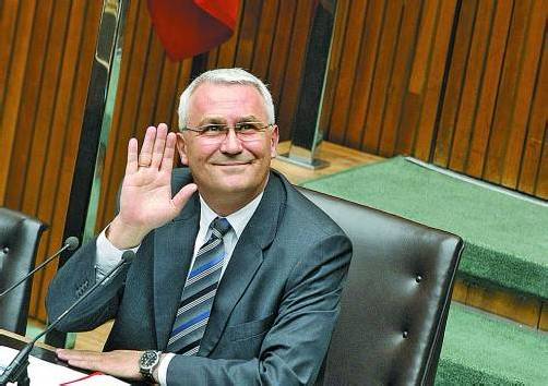 Scheidet aus: Martin Graf, Dritter Nationalratspräsident. Foto: RTS