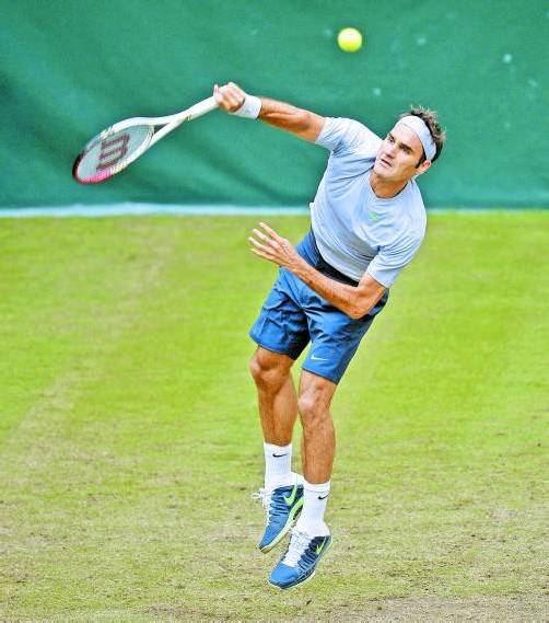 Schweres Los für Titelverteidiger Roger Federer. Foto: ap