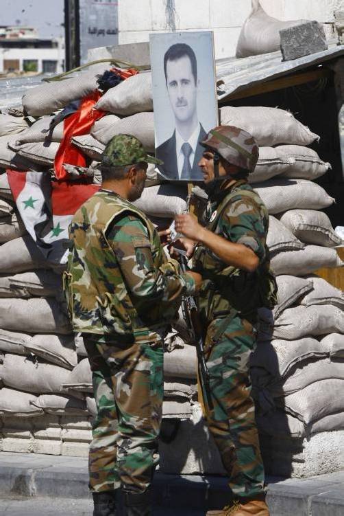 Syriens Präsident Assad im Bürgerkrieg „allgegenwärtig“. Foto: Reuters
