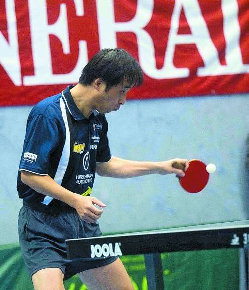 Zhenhua Jin musste erneut passen. Foto: paulitsch